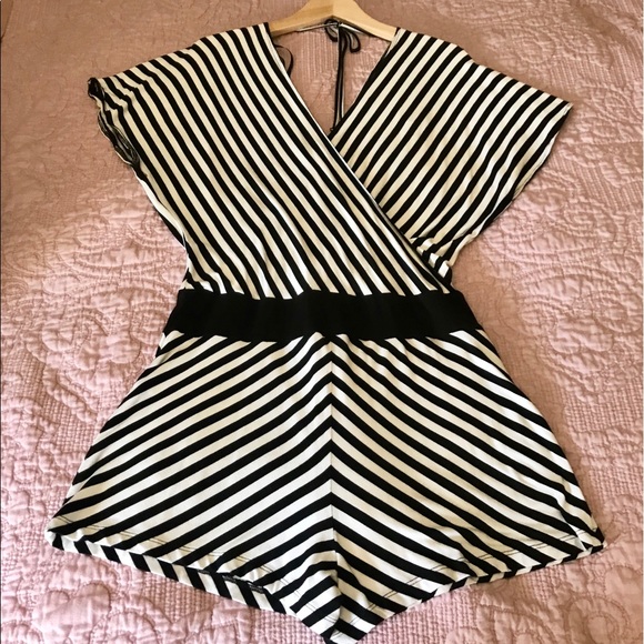 Bebe Striped Playsuit - Picture 3 of 7